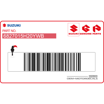 Front cowling decals, set