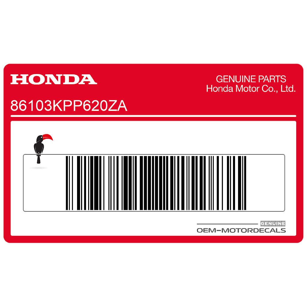 Honda-86103KPP620ZA