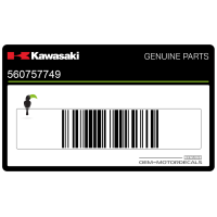 KAWASAKI Naklejka na dolną owiewkę, pług, prawa strona 56075-7749