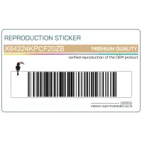 REPRODUCTION Seitenverkleidung Aufkleber, Rechte Seite X64224KPCF20ZB