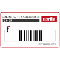 APRILIA Heckverkleidung Aufkleber, Rechte Seite 853455