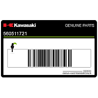 KAWASAKI Front cowling decal 56051-1721
