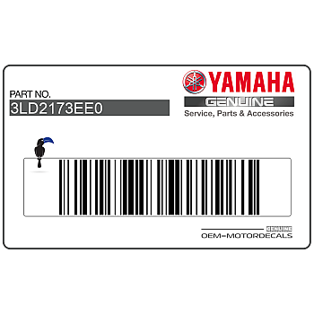 Autocollant de capot de cadre, côté gauche