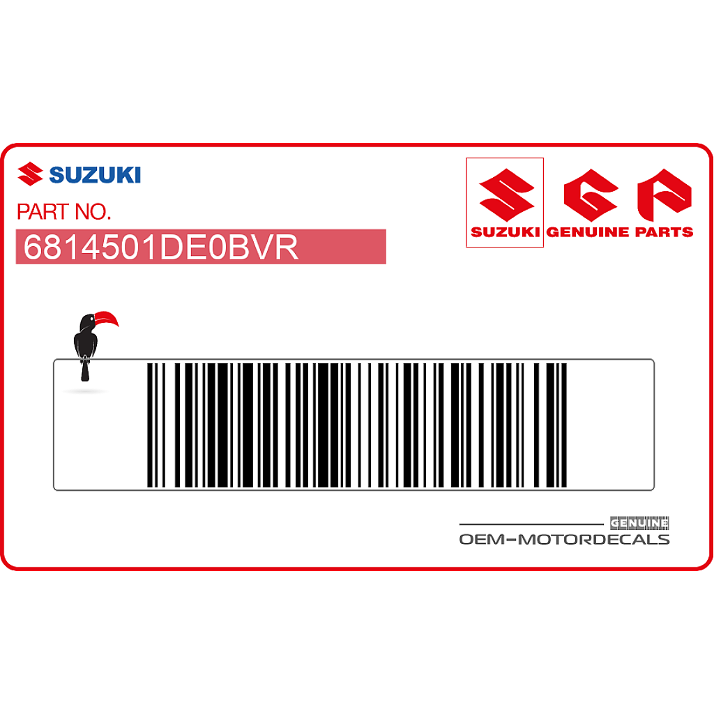 Suzuki-6814501DE0BVR Suzuki-6814501DE0BVR