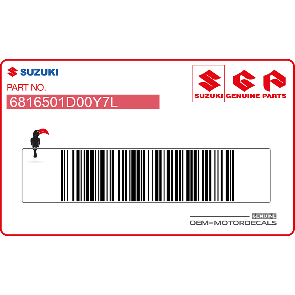 Suzuki-6816501D00Y7L Suzuki-6816501D00Y7L