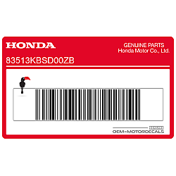 Kontpaneel stickerset, rechterkant