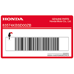 Pegatina para panel lateral, lado derecho