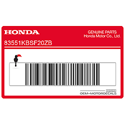 Autocollant de panneau latéral, côté droit