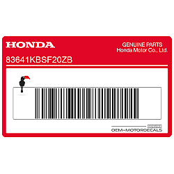 Autocollant de panneau latéral, côté gauche