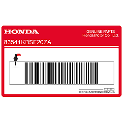 Naklejka na osłonę boczną, prawa strona