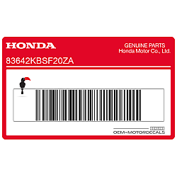 Naklejka na osłonę boczną, lewa strona