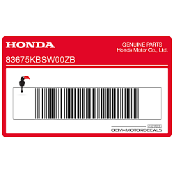 Naklejka na osłonę boczną, lewa strona