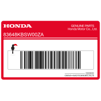 HONDA Autocollant de réservoir, côté gauche 83648-KBS-W00ZA