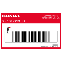 HONDA Autocollant de réservoir, côté droit 83513-KY4-930ZA
