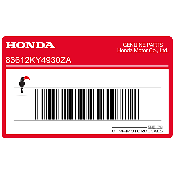 Autocollant de réservoir, côté gauche