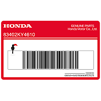 HONDA Tank decal 83402-KY4-610