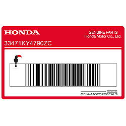Front fender decal, right side