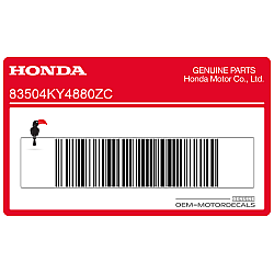 Kontpaneel sticker