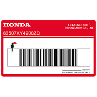 HONDA Tank decal 83507-KY4-900ZC