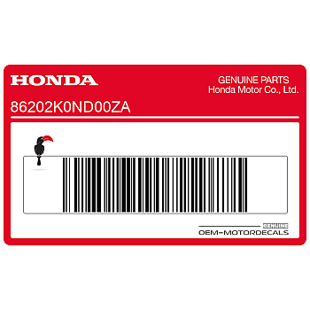 Adesivo serbatoio, lato sinistro