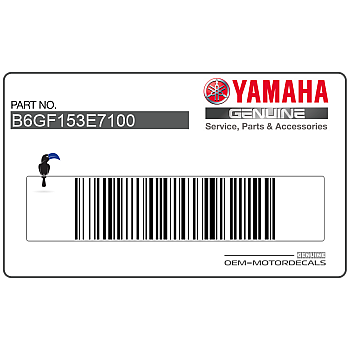 Voorspatbord sticker