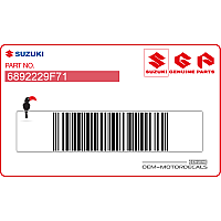 SUZUKI Caution label 68922-29F71