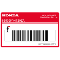HONDA Autocollant carénage arrière queue 83505-KY4-720ZA