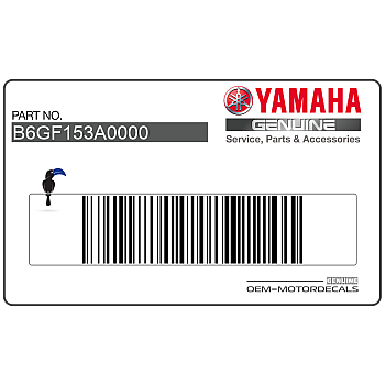 Tail cowl decal, left side