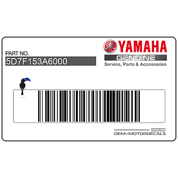 Kontpaneel sticker, linkerkant