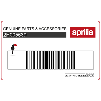 Adesivo pannello laterale, lato sinistro