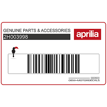 Naklejka na tylną owiewkę / zadupek, prawa strona