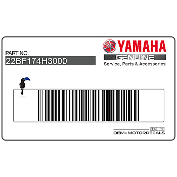 Autocollant de réservoir, côté droit