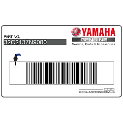 Side cowling decal, left side