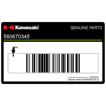 Zijpaneel sticker, linkerkant