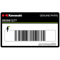 KAWASAKI Adesivo copri telaio, lato destro 56068-1277