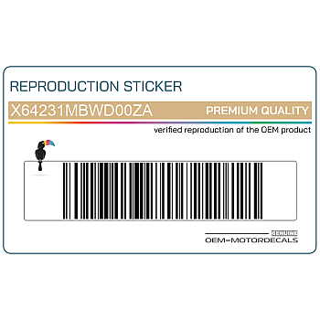 Bovenkuip sticker, rechterkant