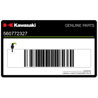 KAWASAKI Side cowling decal, right side 56077-2327