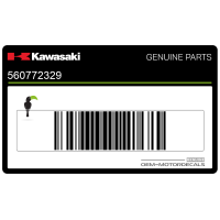 KAWASAKI Belly pan decal, left side 56077-2329