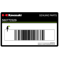 Belly pan decal, left side