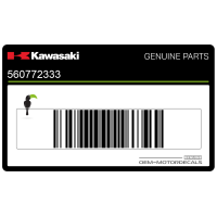 KAWASAKI Tail cowl decal, left side 56077-2333