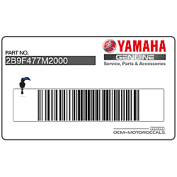 Naklejka na tylną owiewkę / zadupek