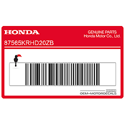 Étiquette de mise en garde