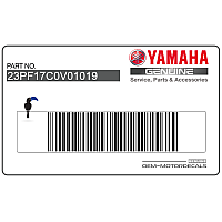 YAMAHA Naklejka 23P-F17C0-V0-10-19