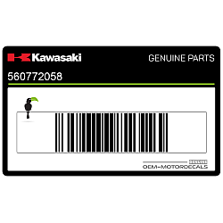 Autocollant de couverture de réservoir, côté droit