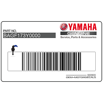 Tail cowl decal, right side