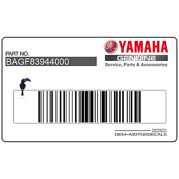 Belly pan decal, right side