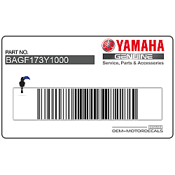 Tail cowl decal, right side