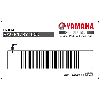 Tail cowl decal, right side