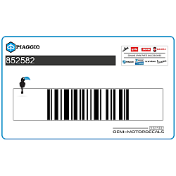 Tail cowl decal, left side