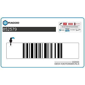 Kontpaneel sticker, rechterkant